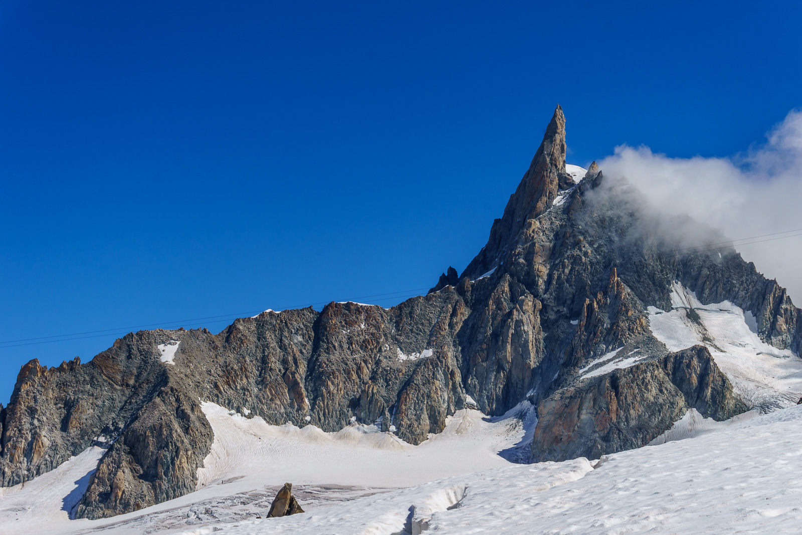 Another angle of the Dent du Geant.