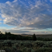 Sunrise clouds from our intermediate camping spot a dozen or so miles from the Big Sandy Trailhead.