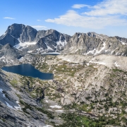 Temple Peak and Deep Lake from the North Summit of Haystack.
