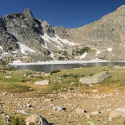 From our stopping point near Temple Lake.  Amazing alpine environment.