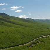 Panoramic of Franconia Notch