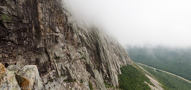 Almost in the clouds on Cannon Mtn.