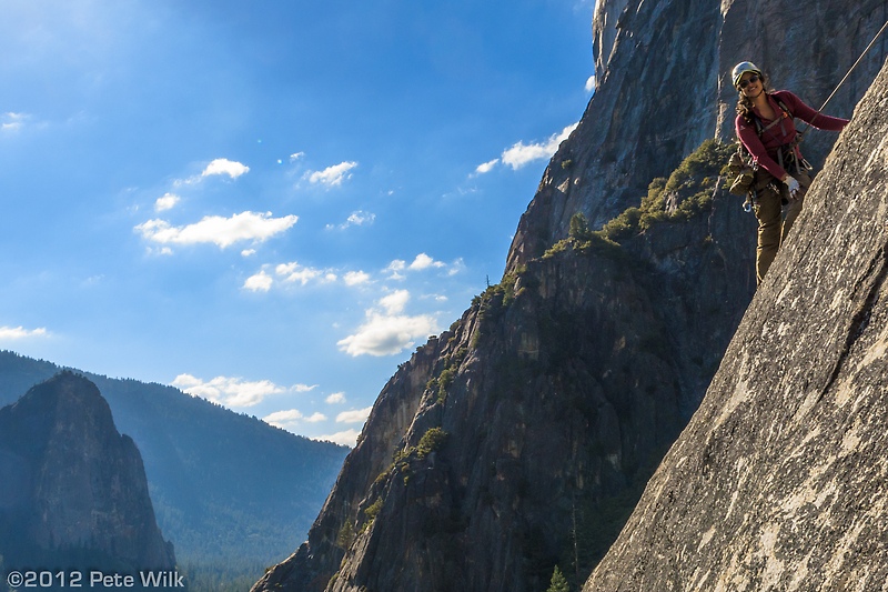 Fellow AAC climber, Naz on After Six (5.7)