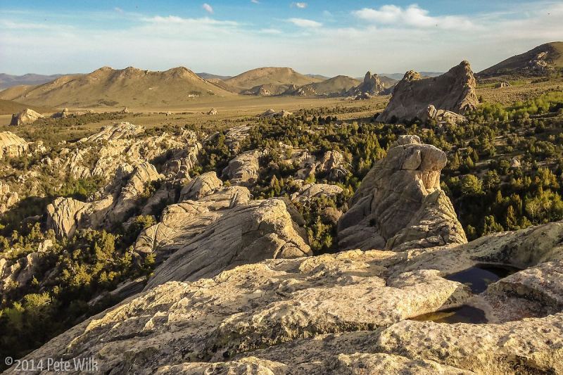A beautiful spring afternoon at the City of Rocks.
