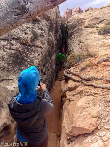 There were some interesting features that we had to walk through.