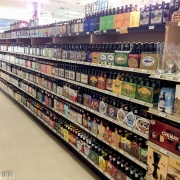 I was very spoiled living only a couple miles from this sort of beer selection.  Here are just the domestic options.