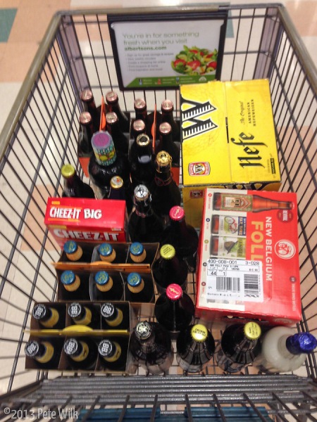 The obligatory bootlegging run back to SLC.