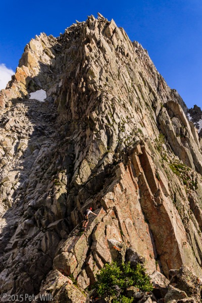 Just about finished on the lower section of the North Ridge.