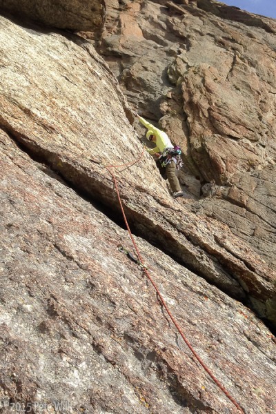 Catching up with the two other parties on the route.