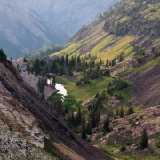 Looking into Big Cottonwood and towards Lake Blanche.