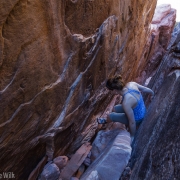 Scrambling around Calico Basin on Memorial Day.