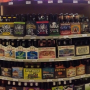 The majesty of Amity Wine and Spirits in Westville.  This is half of the domestic selections.  Imports are nearly as big.