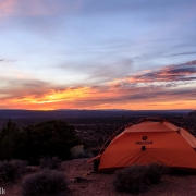 Not a bad view from our campsite during dinner.