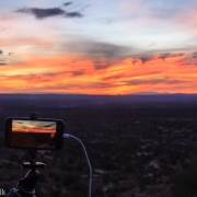 View of the time lapse going on the iPhone 7.
