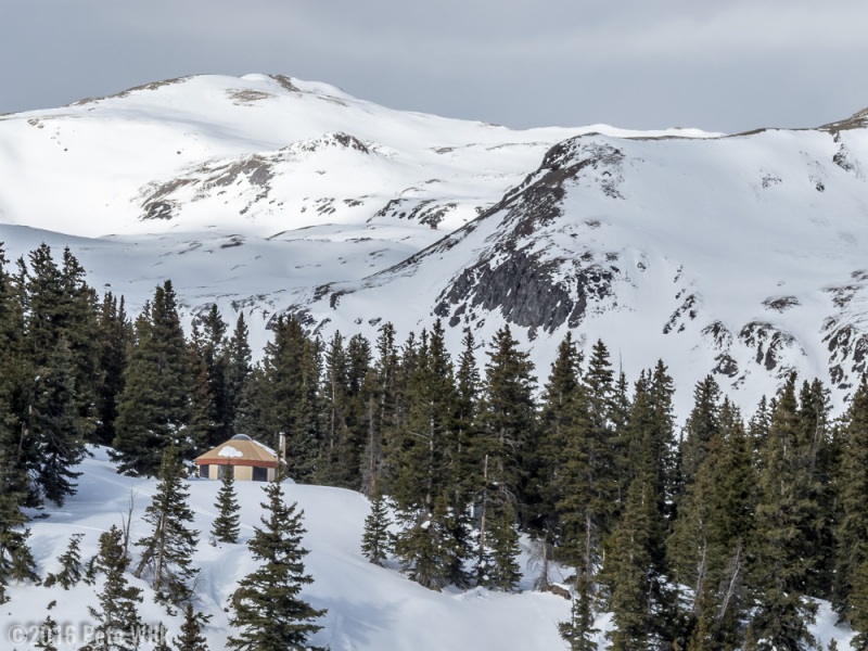 Yurt in Red Mountain Pass, Colorado.
