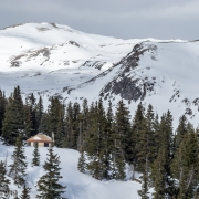 Yurt in Red Mountain Pass, Colorado.