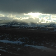 Great clouds and light as Matt and a I headed back to SLC.