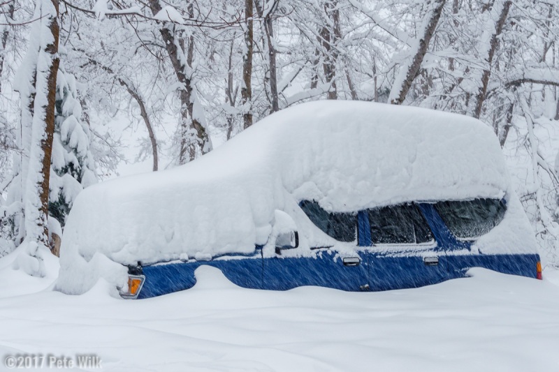 Yeah this truck won\'t be getting out until spring.