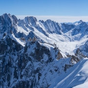 Panoramic from the bridge at the Midi station.