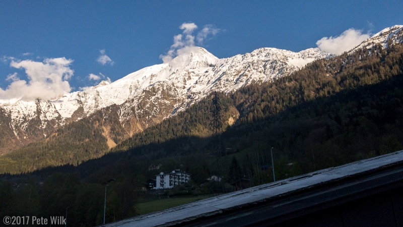 Afternoon view from the roof conference room.