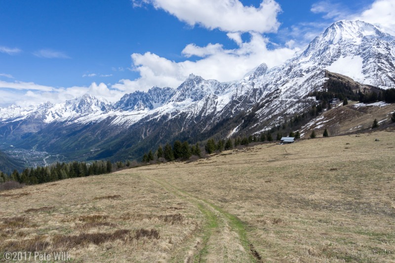One hell of a view from Les Houches.