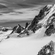 Tiny climbers in an alpine playground.