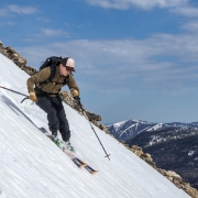 Despite our concerns with the snow, there were pretty good turns.