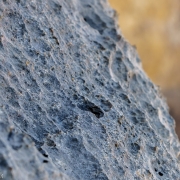 Close up of some of the sharp limestone.