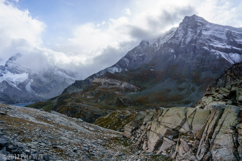 Awesome alpine terrain.  I would imagine there is some good skiing up here if you can get up this far.