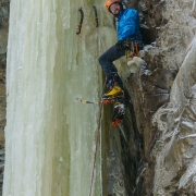 Awesome rest on the route. It was a blob of ice with the shape that you could stradle it.
