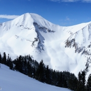 Sweet high alpine terrain in the La Sals.  Hard to believe this is less than an hour from Moab.