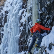 Maxime headed up a thin delicate pillar.