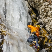 Manu getting wet on the Thrill is Gone (WI4 M4).