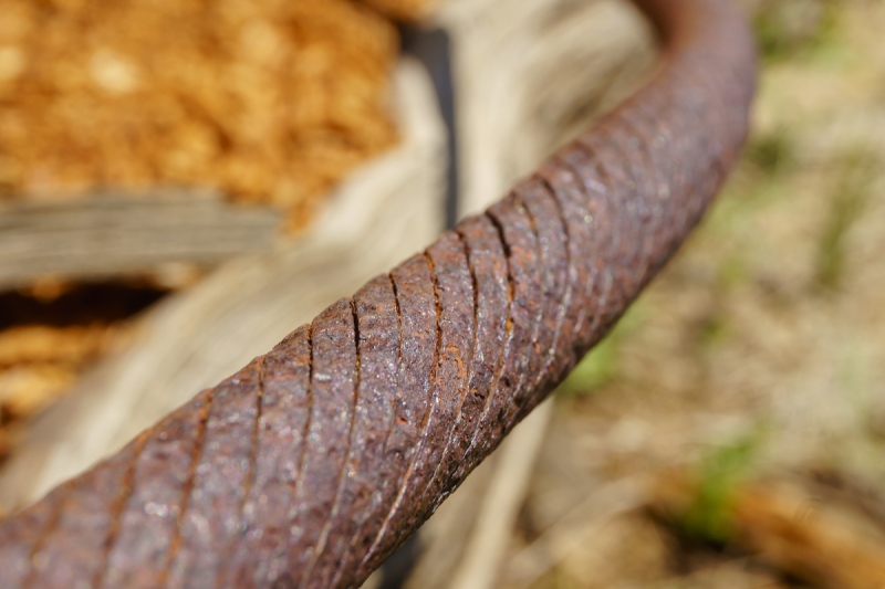 An old cable from the busted mining tram.