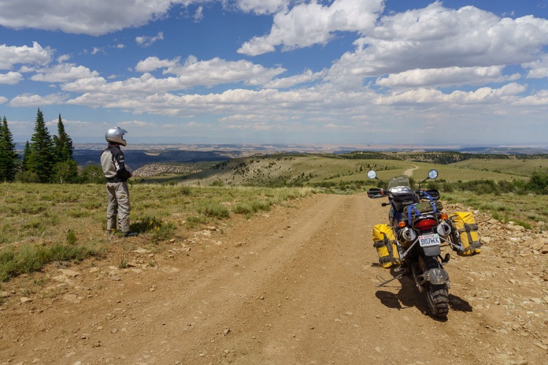 Up on the high plateau.  It was a welcome change to the heat of the lower desert.