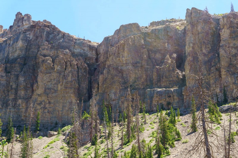 A couple of possible ice routes up there in the winter.