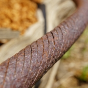 An old cable from the busted mining tram.