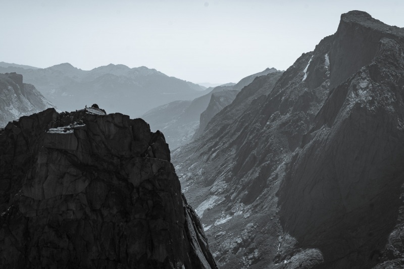 Looking east towards the summit of Pingora.