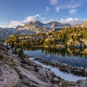 Beautiful terrain in these mountains.