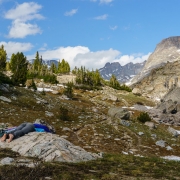 Resting in the sun after our day objective.