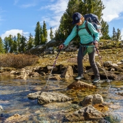 One of many stream crossings.