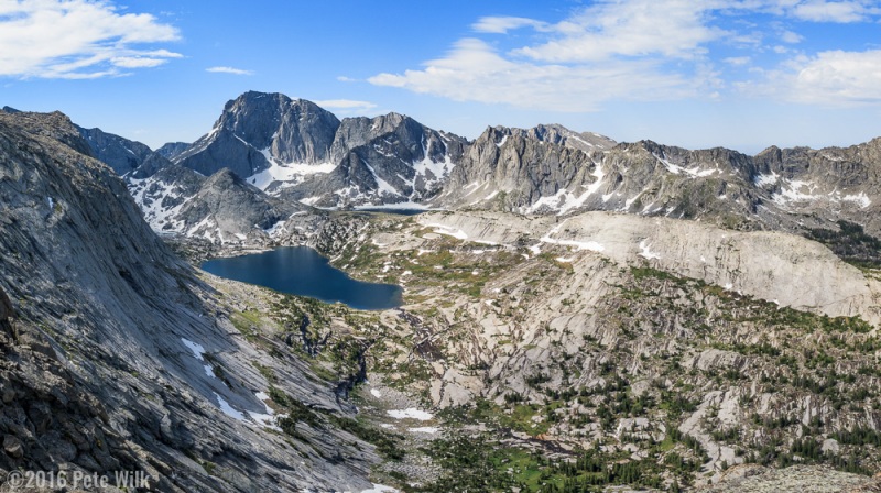 Temple Peak and Deep Lake from the North Summit of Haystack.