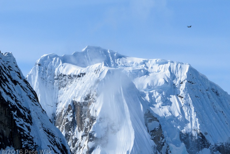 CH-47 Chinook flying around.  There were three doing high altitude training while we were there.