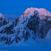 Amazing sunrise on our first and basically only climbing day.