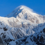 The complexity of the south east face of Denali.