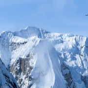 CH-47 Chinook flying around.  There were three doing high altitude training while we were there.