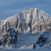 Broad fluted ridges of Mt. Church.