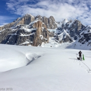 Mooses Tooth on our ski day.