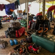 Drying, weighing, packing for the trip home.