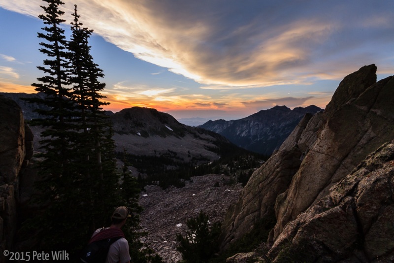 Great sunset over the valley.